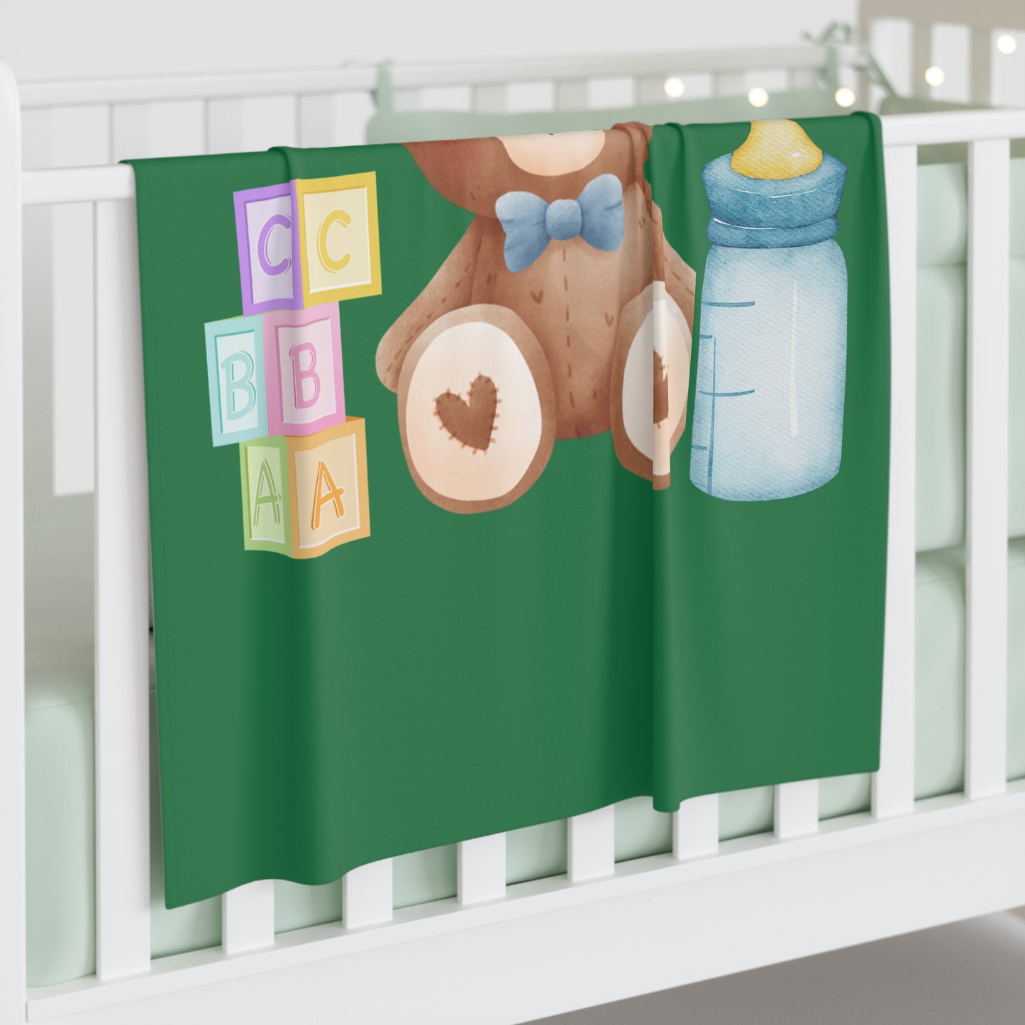 Teddy Bear Baby Swaddle Blanket #TB1