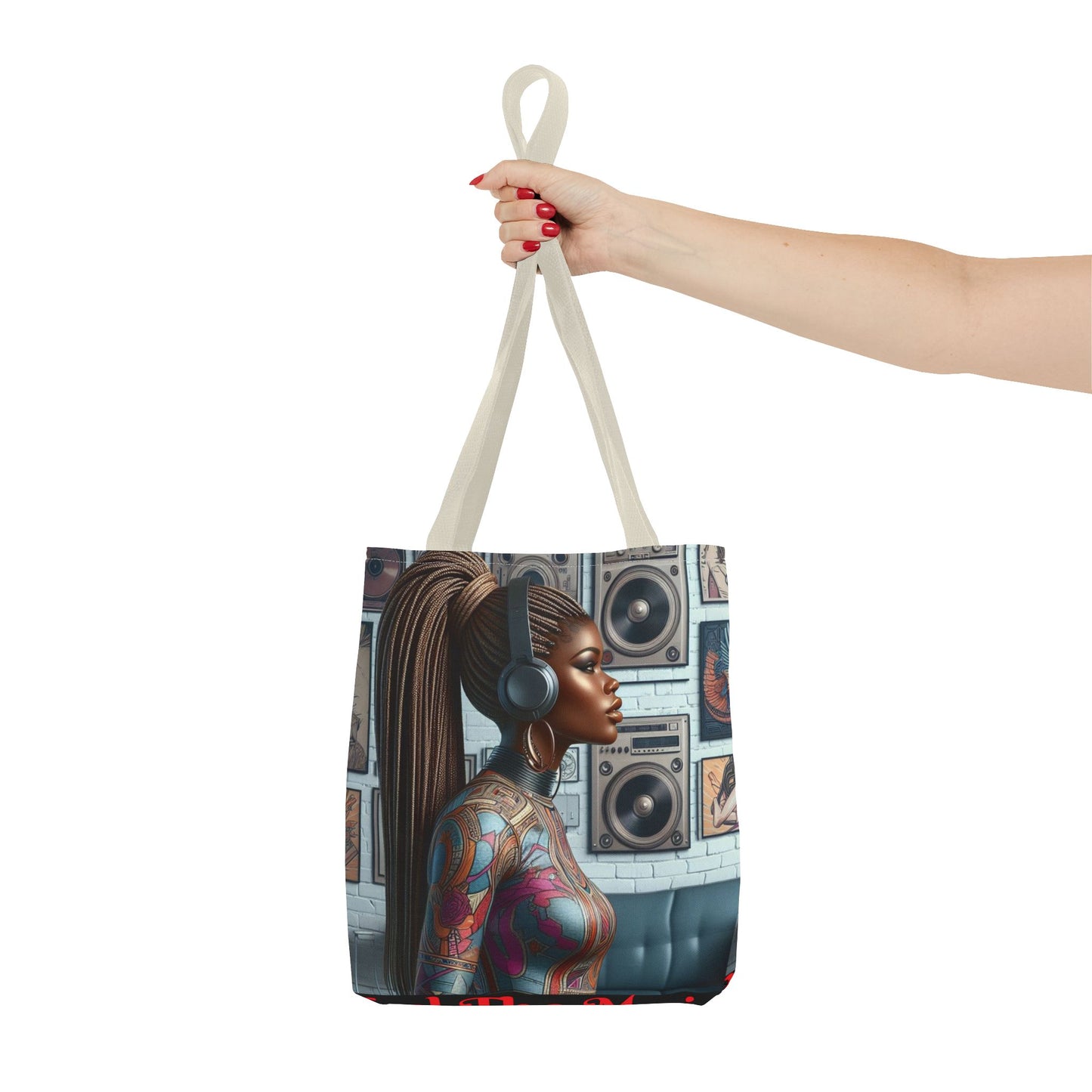 Feel The Music Tote Bag (AOP) #FM19