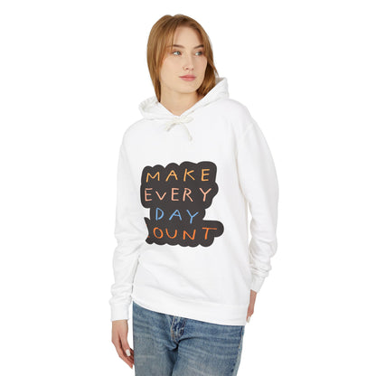 Affirmations Unisex Lightweight Hooded Sweatshirt #AU1