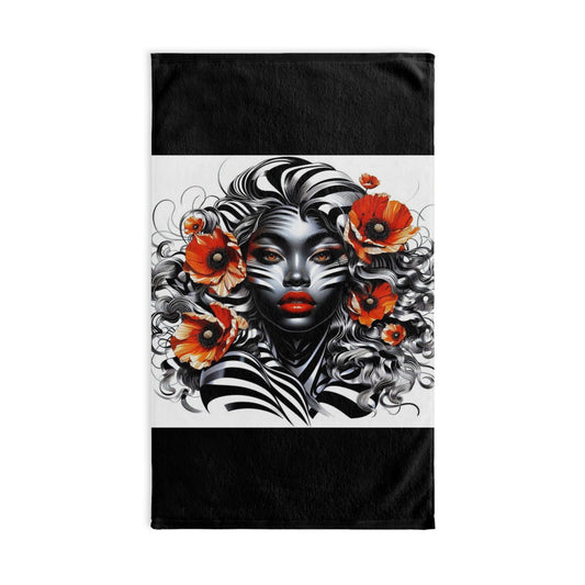 Zebra Fantasy Hand Towel #ZF29