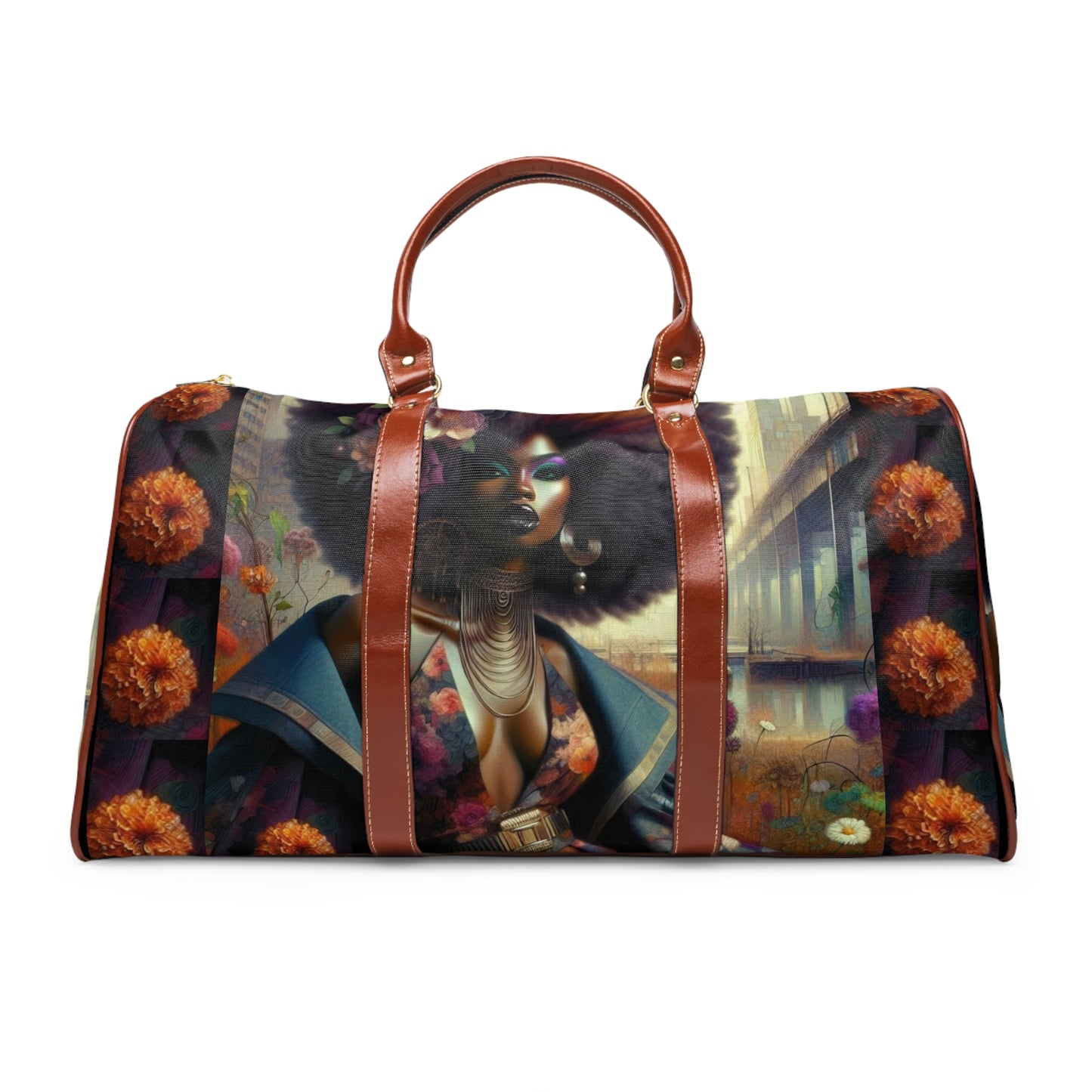 Afrocentric Beauty Luxury Waterproof Travel Bag #AB2