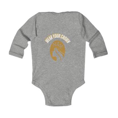 Wear Your Crown Infant Long Sleeve Bodysuit #23IU