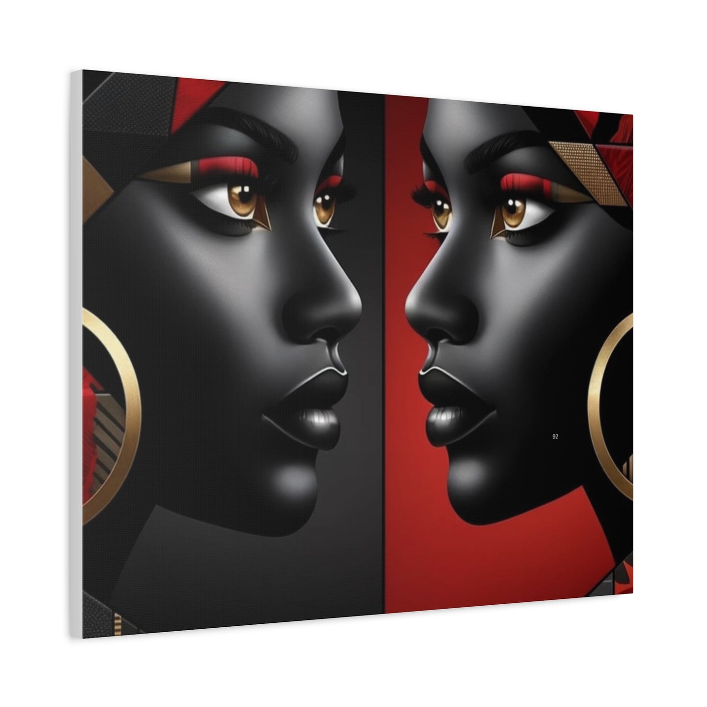 Dual Faced Matte Canvas, Stretched, 1.25" #DF1