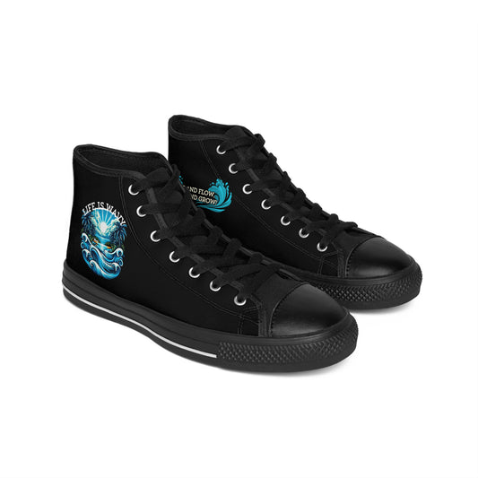 Life is Wavy Women's Classic Sneakers #LW1