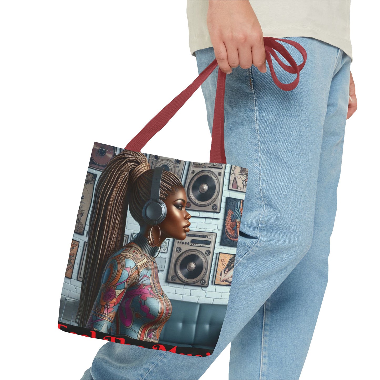 Feel The Music Tote Bag (AOP) #FM19