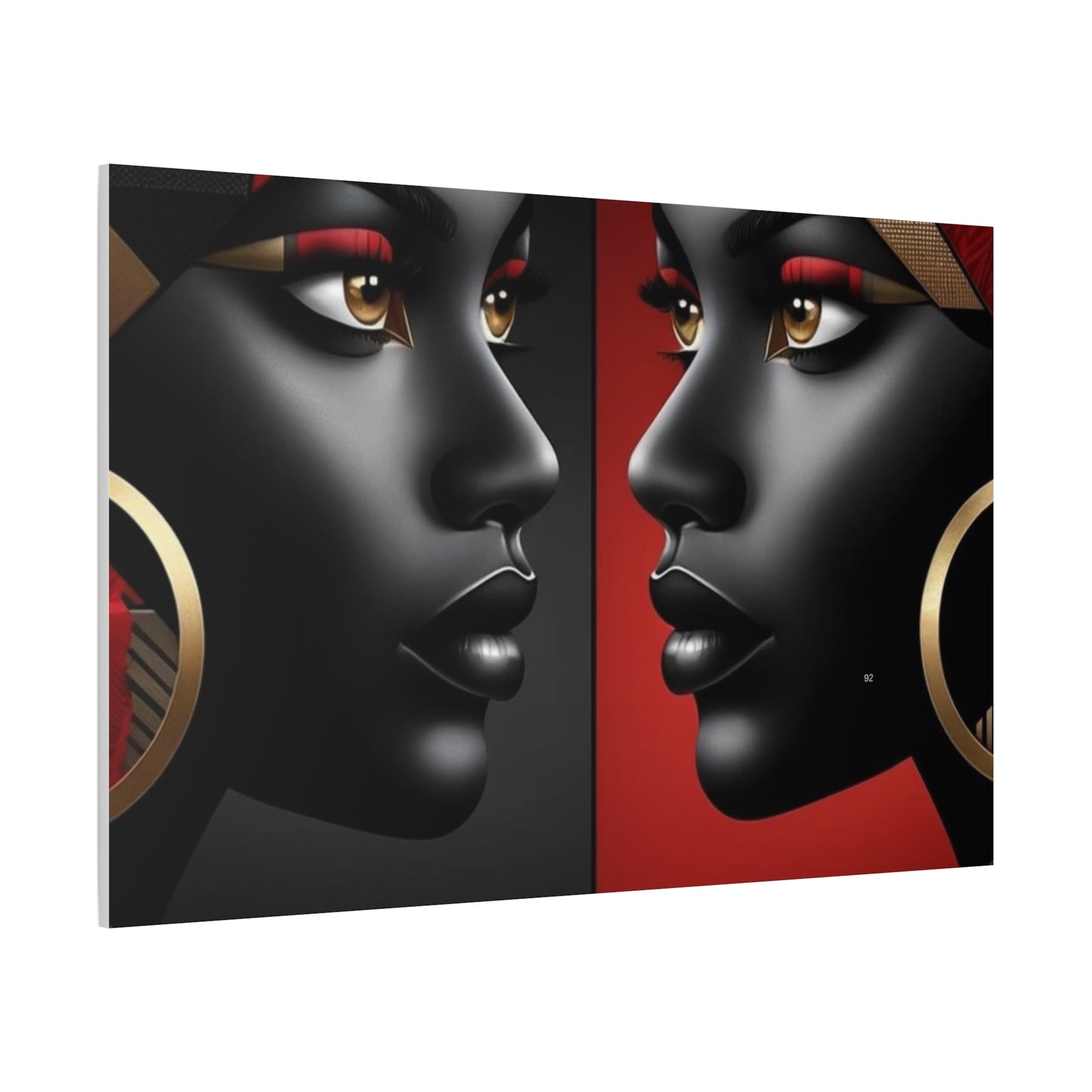 Dual Faced Matte Canvas, Stretched, 1.25" #DF1