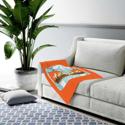 Merry Go Around Baby Swaddle Blanket #MGA1