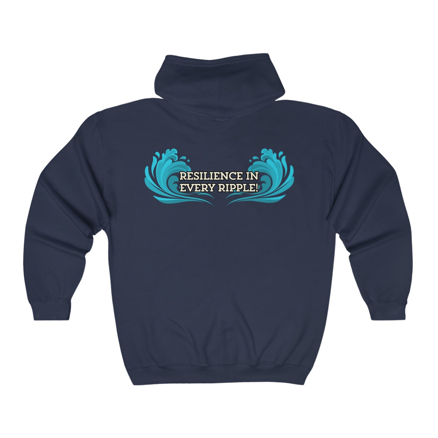 Life is Wavy Unisex Heavy Blend™ Full Zip Hooded Sweatshirt #LW3
