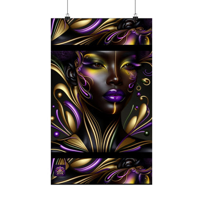 Purrple Reign Matte Vertical Posters #PR7