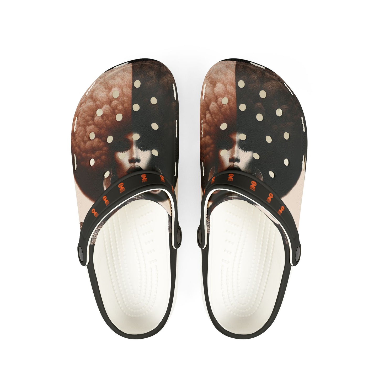 Afro Power EVA Foam Rubber Shoes (AOP) #AP13