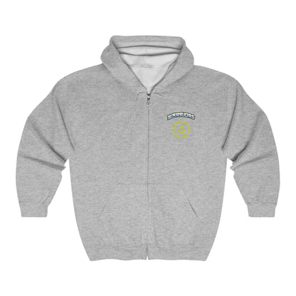Warriors Unisex Heavy Blend™ Full Zip Hooded Sweatshirt #1U