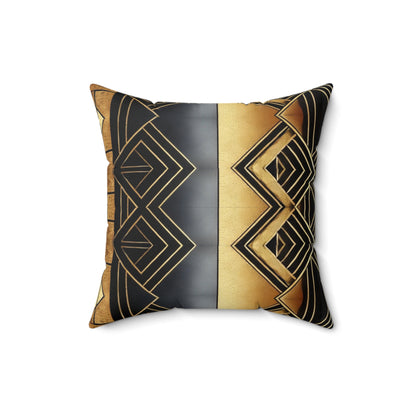 Amber Radiance Spun Polyester Square Pillow #AR1