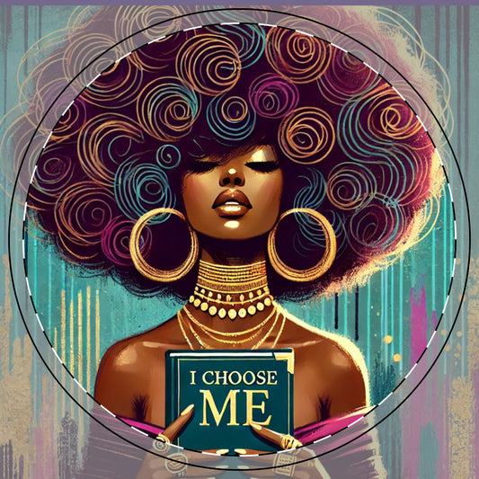 I Choose Me Ceramic Coaster #ICM1
