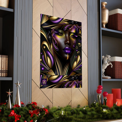 Purrple Reign Matte Vertical Posters #PR7
