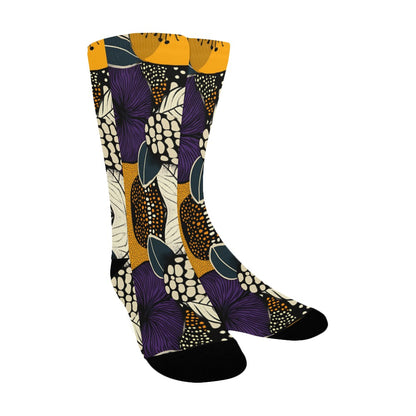 Geometric Pattern Socks for Men Women's Custom Socks