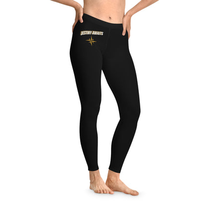 Destined For Greatness Stretchy Leggings (AOP) #D.1