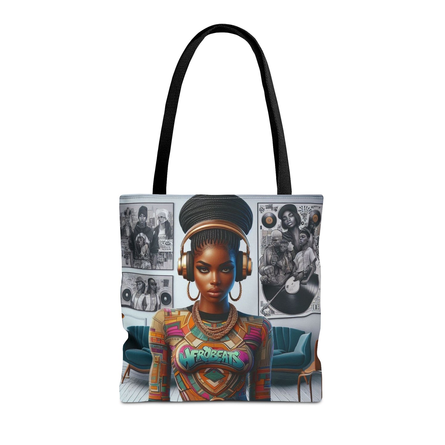Feel The Music Tote Bag (AOP) #FM13