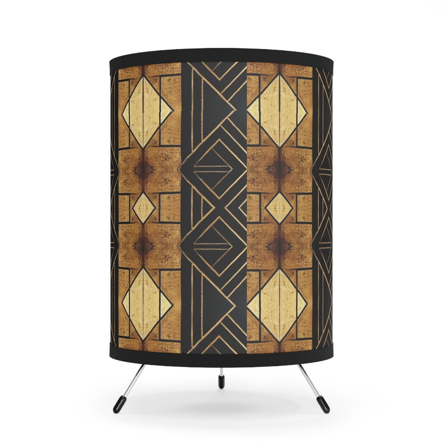 Amber Radiance Tripod Lamp with High-Res Printed Shade, US\CA plug #AR1