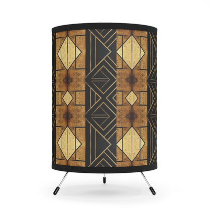 Amber Radiance Tripod Lamp with High-Res Printed Shade, US\CA plug #AR1
