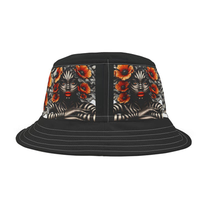 Zebra Fantasy Bucket Hat (AOP) #ZF19