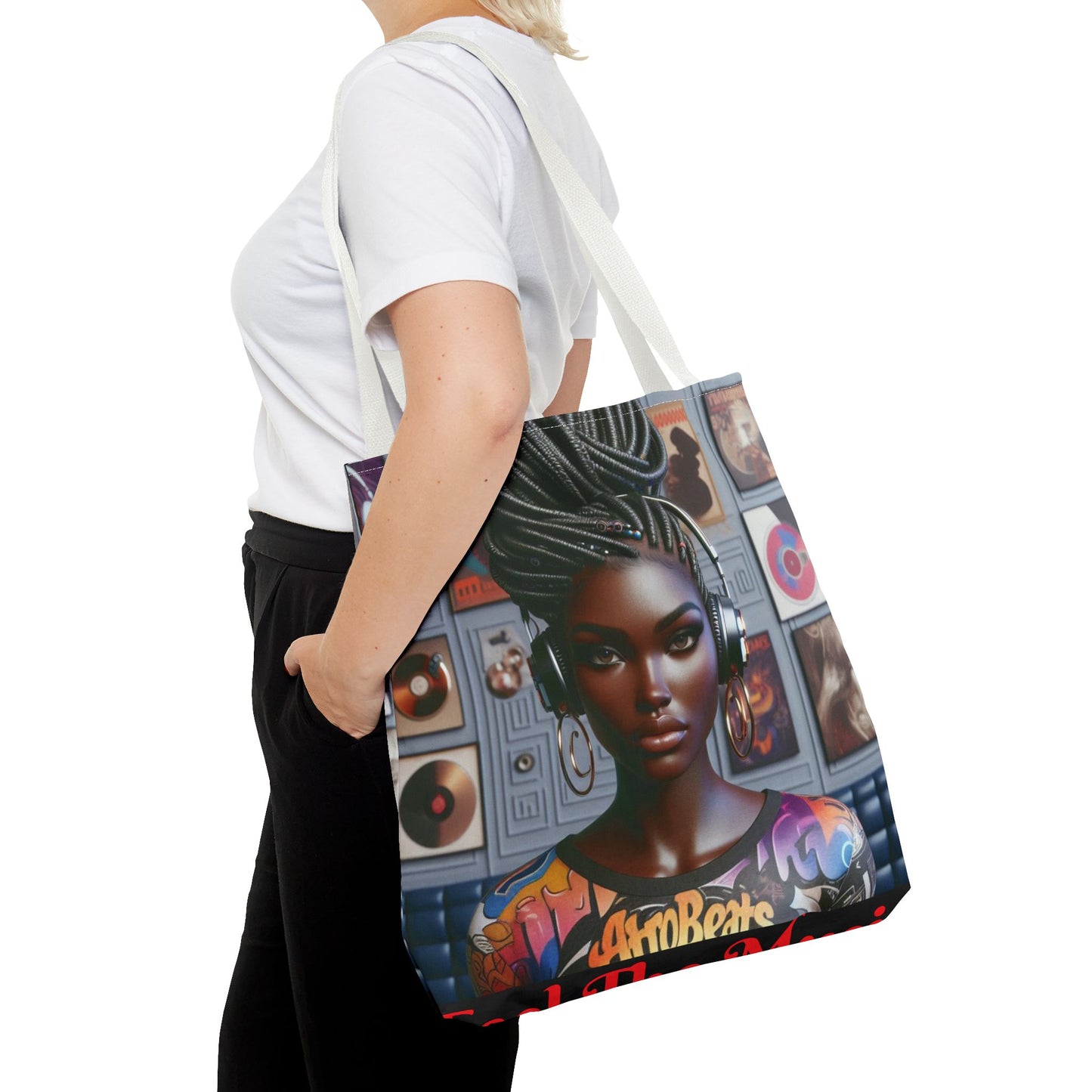 Feel The Music Tote Bag (AOP) #FM15