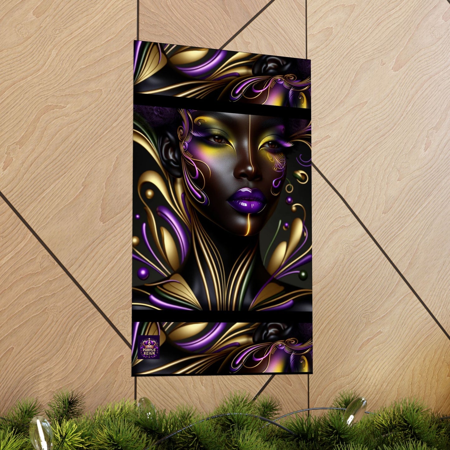 Purrple Reign Matte Vertical Posters #PR7