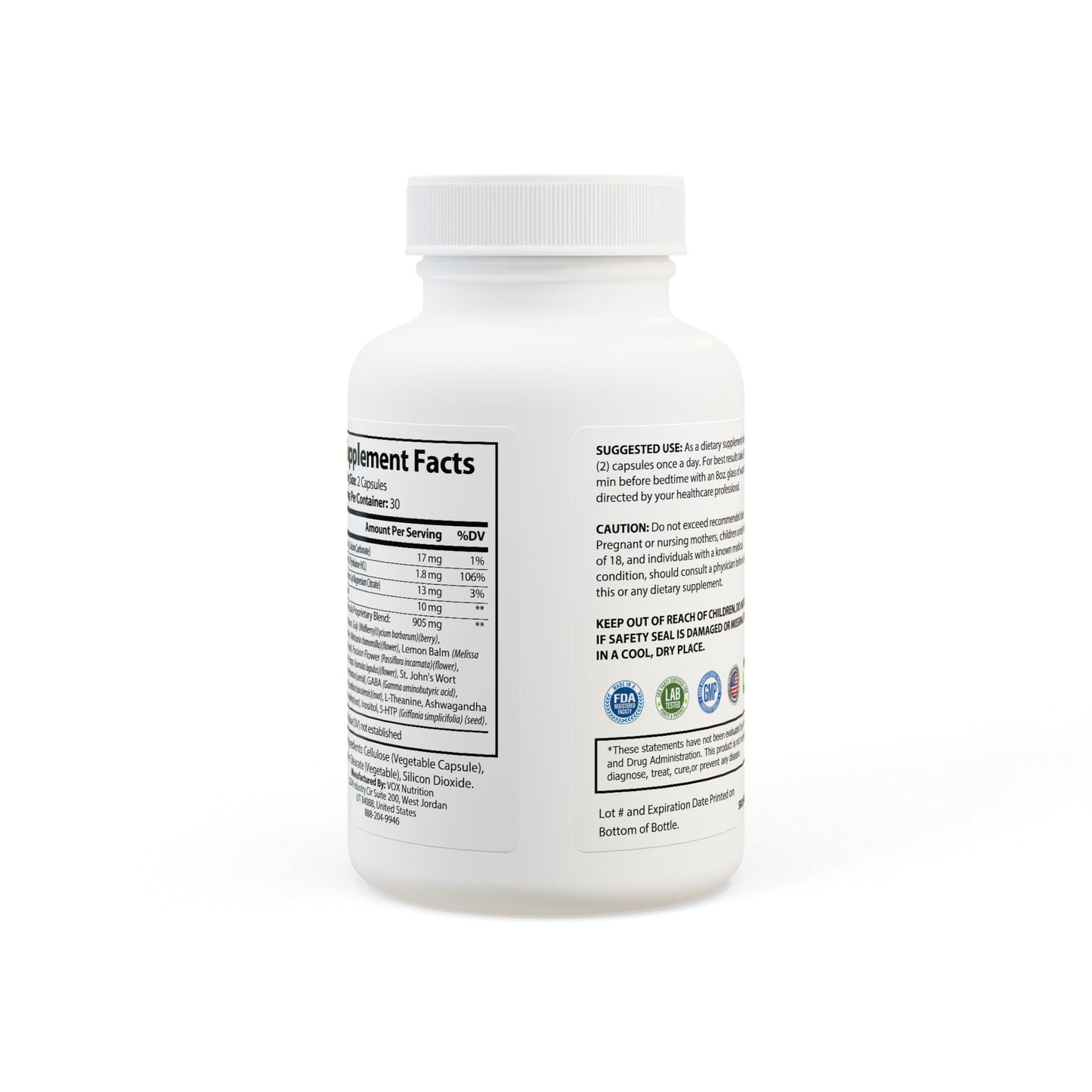 Sleep Supplement (60 Capsules) #GLP34