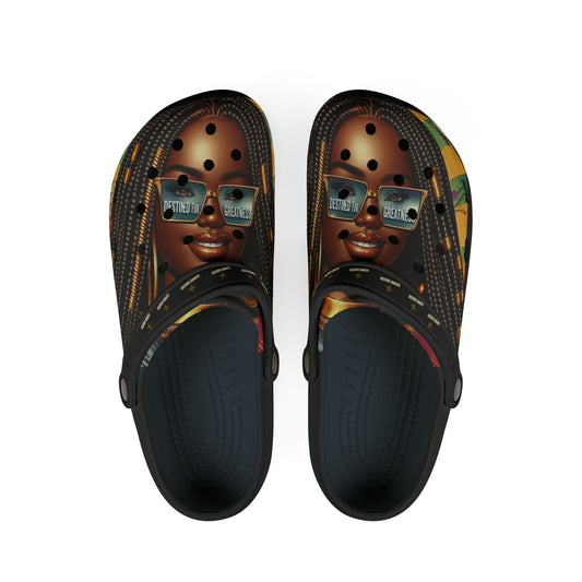 Destined For Greatness EVA Foam Rubber Shoes (AOP) #1U