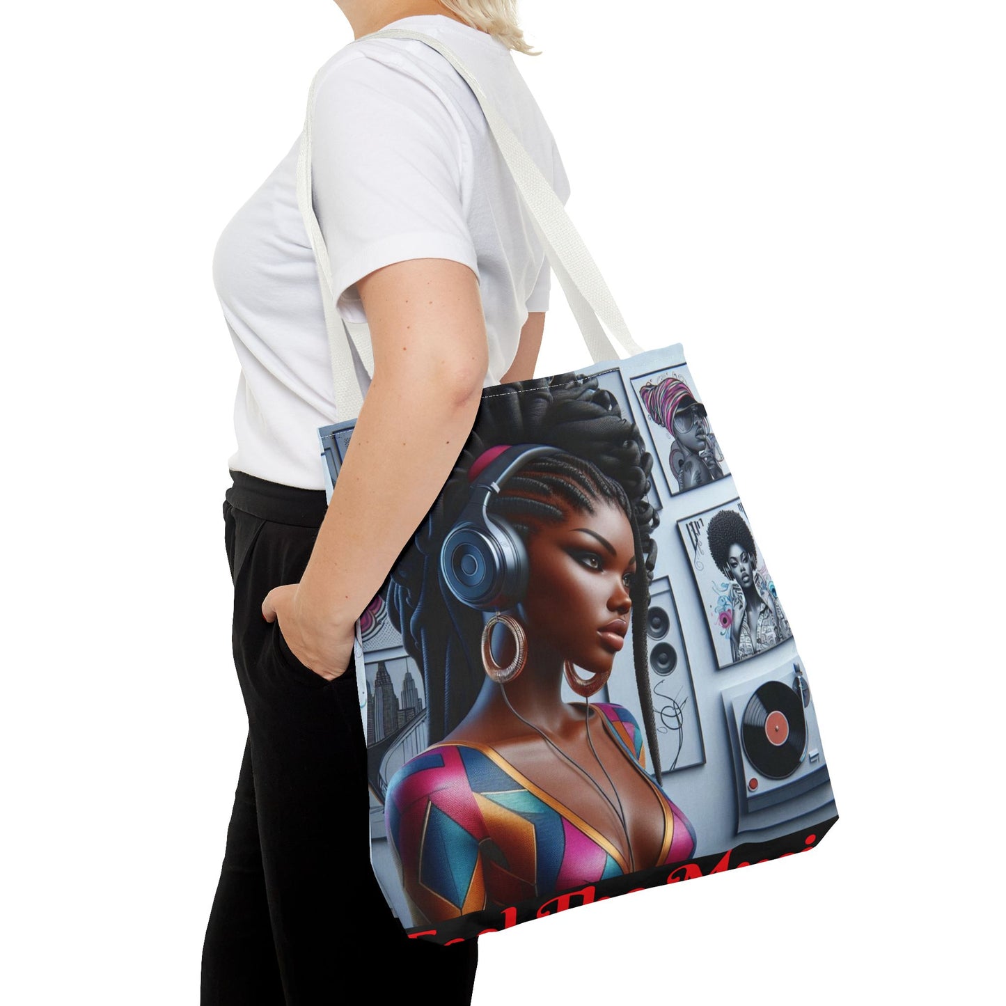 Feel The Music Tote Bag (AOP) #FM12