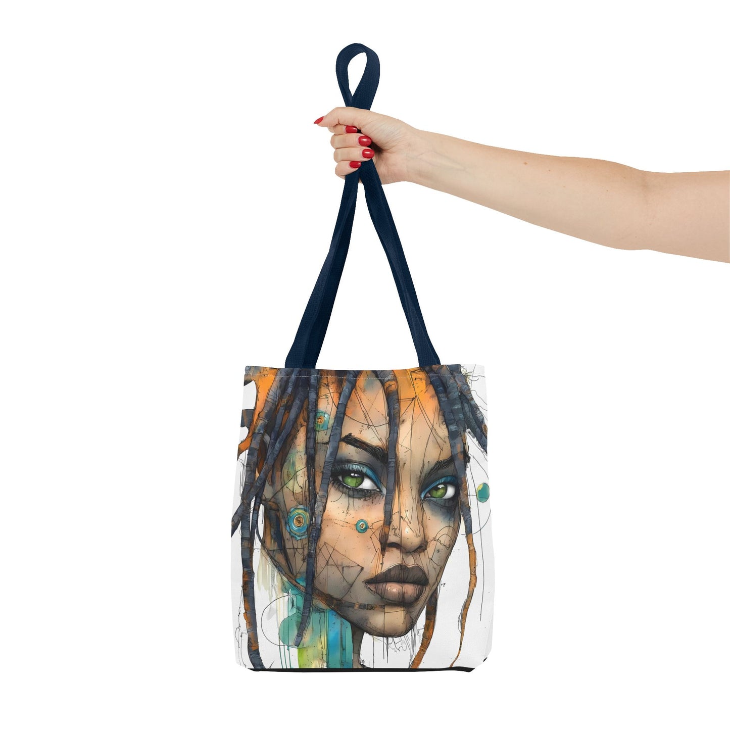 Artistic Abstract Face Tote Bag, Trendy Canvas Bag, Unique Gift for Art Lovers, Fashionable Beach Bag, Stylish Shopping Bag, Cool