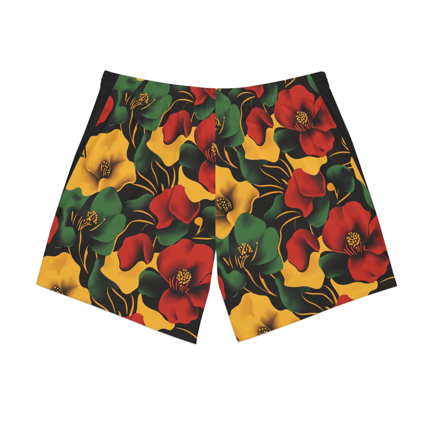 Tropical Floral Men#039 Beach Shorts - Vibrant Summer Vibes Pool Party Vacation Outdoor Activities Gift Idea