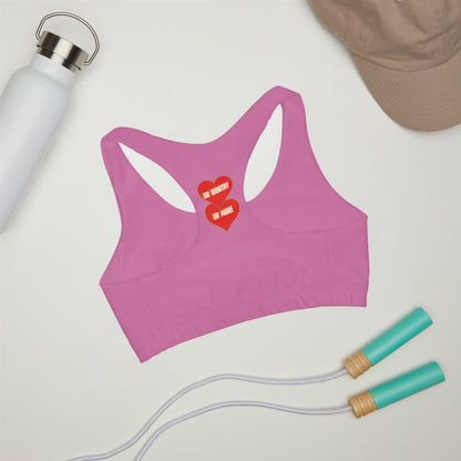UR Worthy-UR More Girls' Double Lined Seamless Sports Bra (AOP) #15
