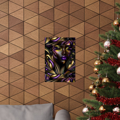 Purrple Reign Matte Vertical Posters #PR7