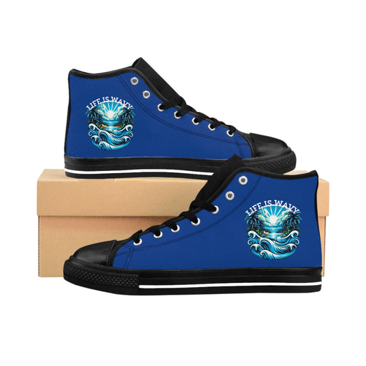Life is Wavy Men's Classic Sneakers #LW1