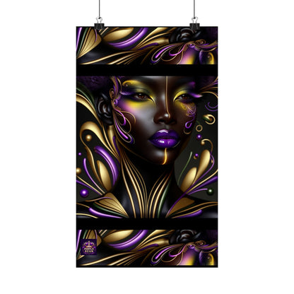 Purrple Reign Matte Vertical Posters #PR7
