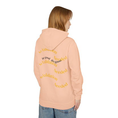 Empowering Affirmations Lightweight Hoodie, Inspirational Sweatshirt, Self Love