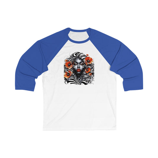Zebra Fantasy 3\4 Sleeve Baseball Tee #ZF38