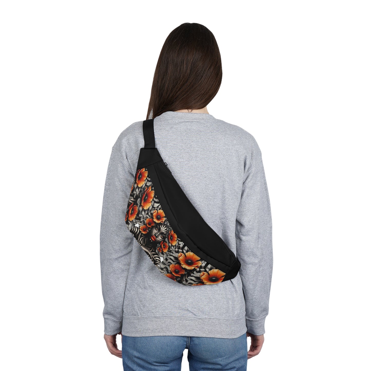 Zebra Fantasy Large Fanny Pack #ZF2