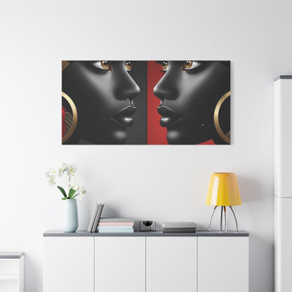 Dual Faced Matte Canvas, Stretched, 1.25" #DF1