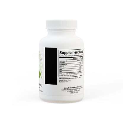 Omega 3 Fish Oil Supplement (60 Softgels) #GLP11