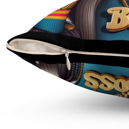 Future Boss Square Pillow #25