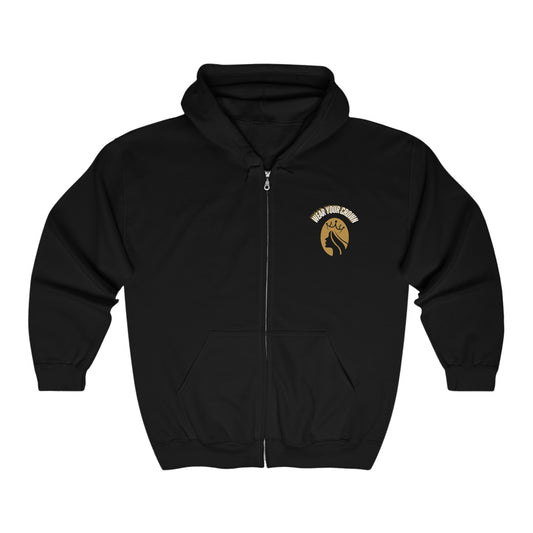 Wear Your Crown Unisex Heavy Blend™ Full Zip Hooded Sweatshirt #23U