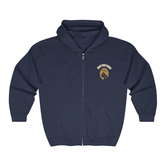 Wear Your Crown Unisex Heavy Blend™ Full Zip Hooded Sweatshirt #23U