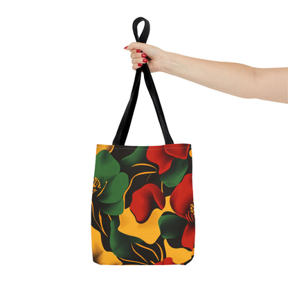 Vibrant Floral Tote Bag Trendy Shopping Tote Eco-Friendly Carry-All Perfect for Summer Gift for Her and Him