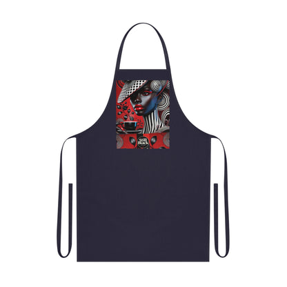 Still Black Cotton Apron #SB9