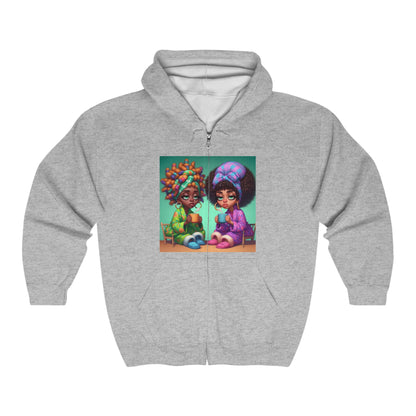 Monday Vibes Unisex Heavy Blend™ Full Zip Hooded Sweatshirt #MV4