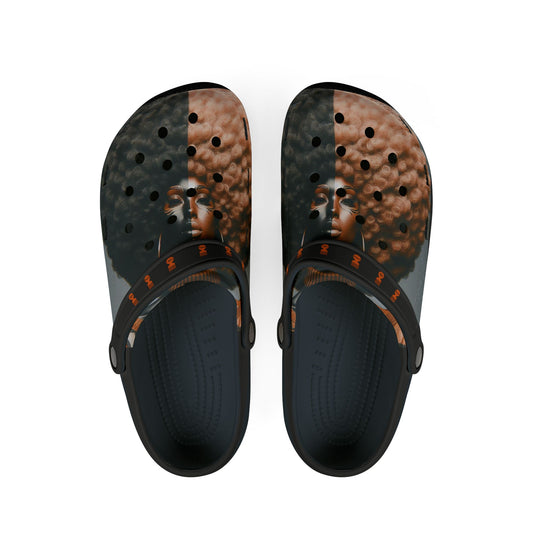 Afro Power EVA Foam Rubber Shoes (AOP) #AP6