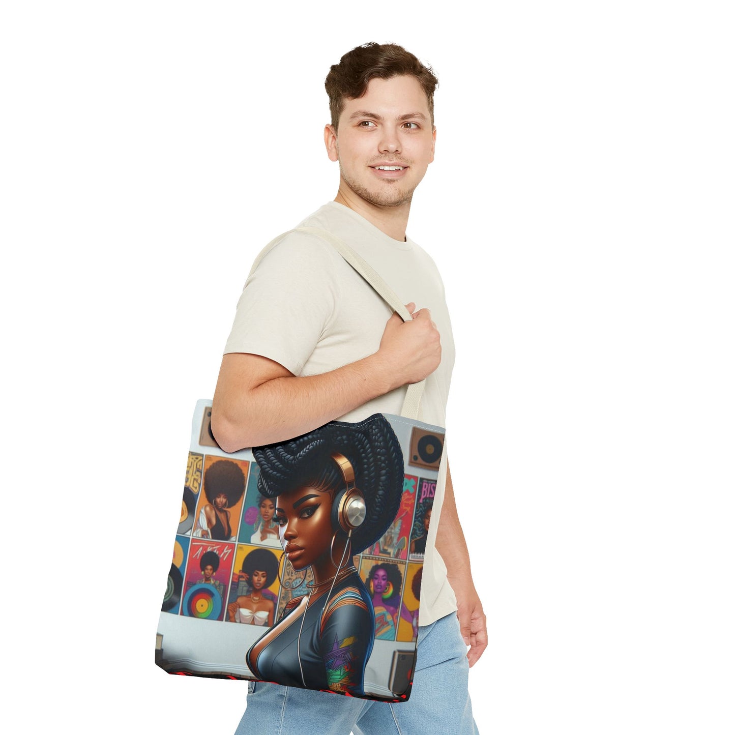 Feel The Music Tote Bag (AOP) #FM8
