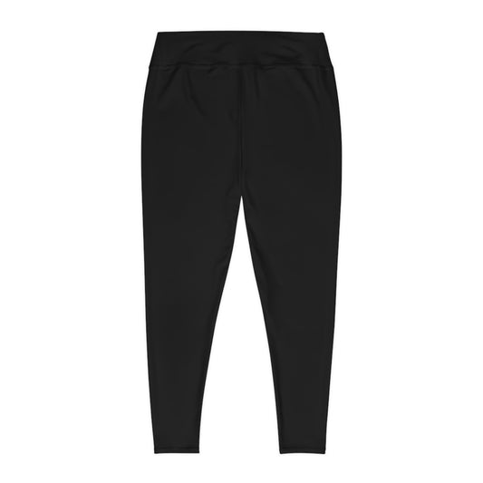 Afrocentric City Girl Plus Size Motivational Leggings for Active Living | Everyday Comfort, Fitness, Casual Wear, Gift for Her, Yoga Pants