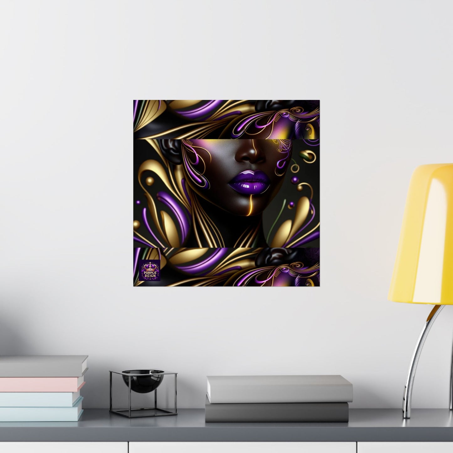 Purrple Reign Matte Vertical Posters #PR7